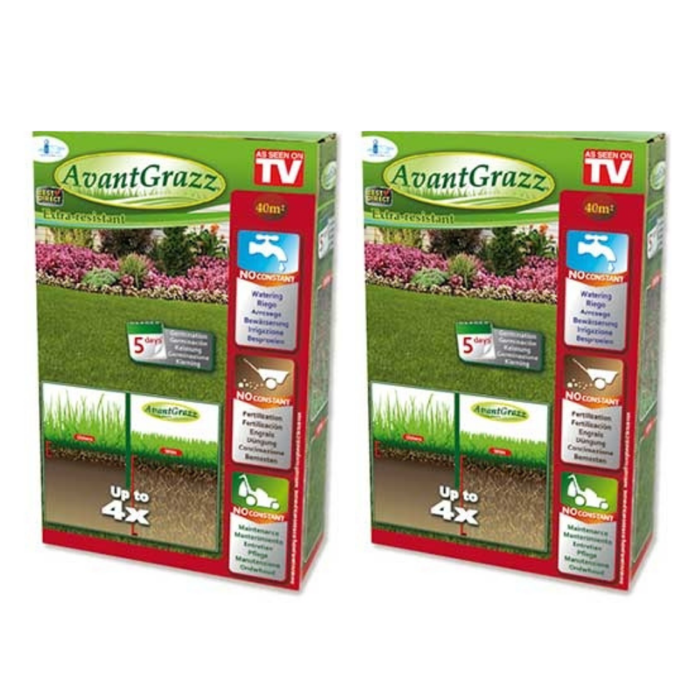 2 KG of lawn seed Avantgrazz - 80m2 coverage | Best Direct UK