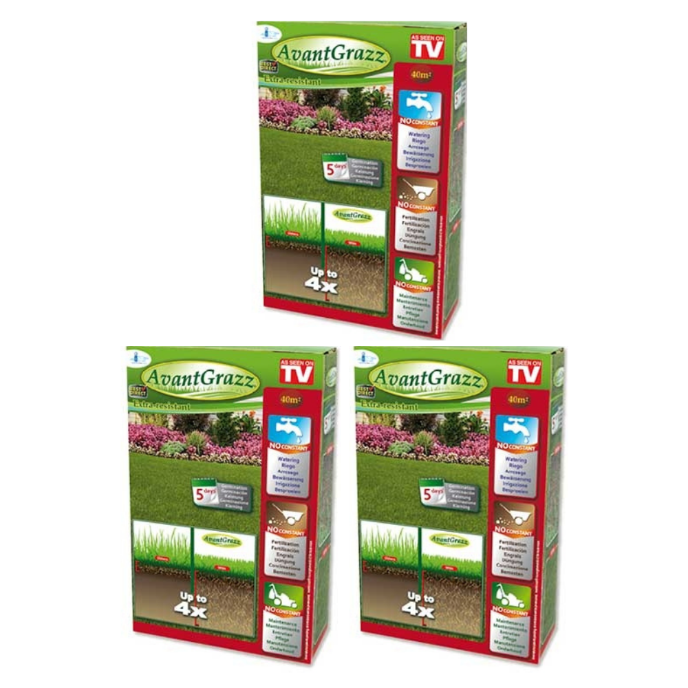 3 KG of lawn seed Avantgrazz - 120m2 coverage | Best Direct UK