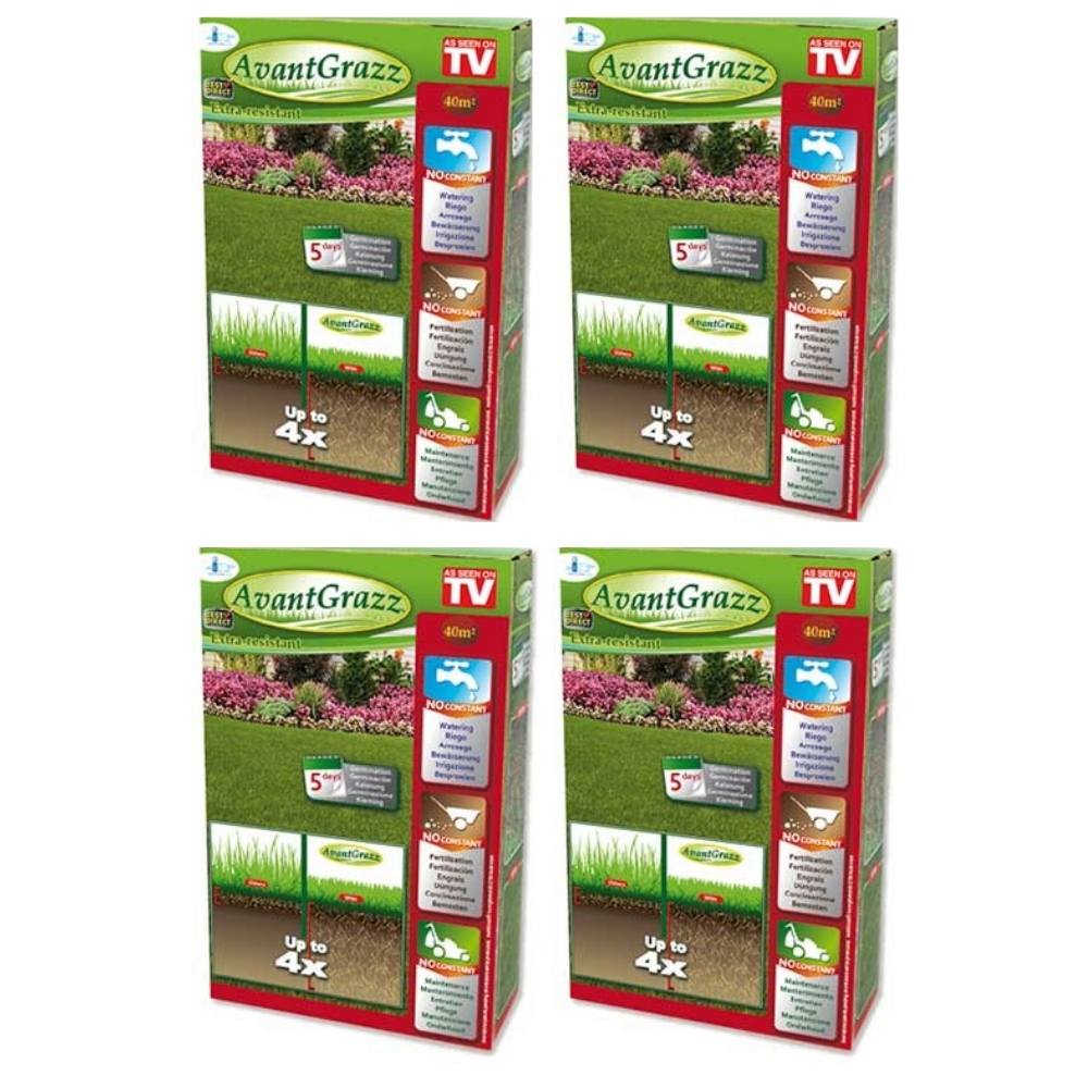 4 KG of lawn seed Avantgrazz - 160m2 coverage | Best Direct UK